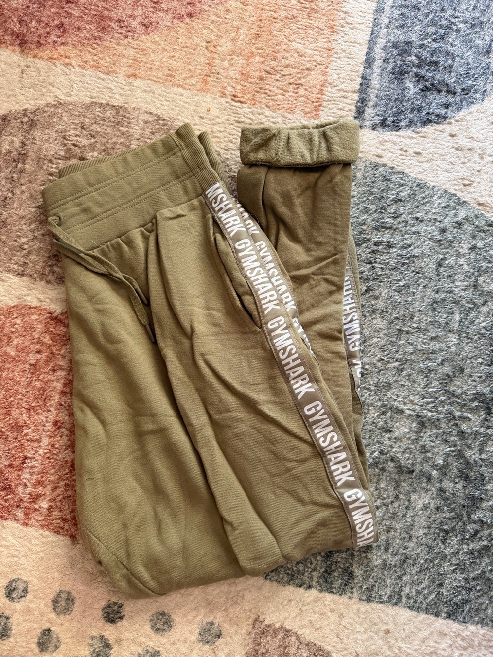 Gymshark Oversized Olive Green Joggers